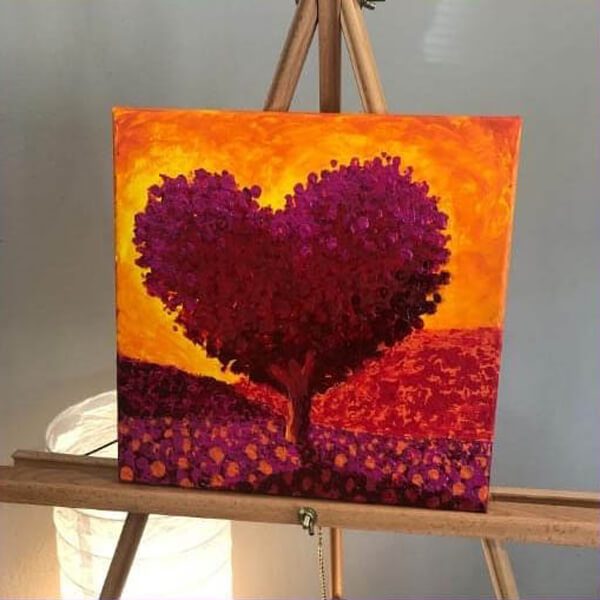 Whole Again Counseling and Wellness - Heart painting